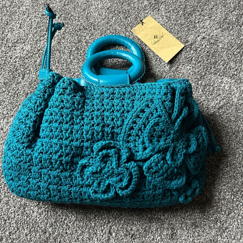 Brand New Patricia Nash Crochet Handbag